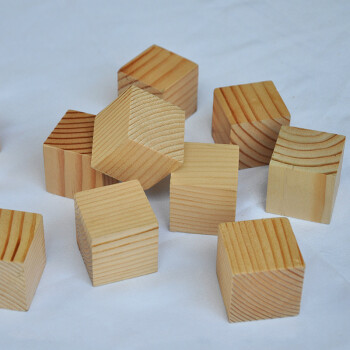 木方块桐木方块积木松木方块diy材料早教积木模型材料木条木方 松木25
