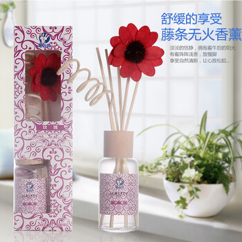 质真至美 空气清新剂 无火香薰精油套装室内房间香水香薰卧室家居藤条挥发熏香料助睡眠减压 茉莉香型