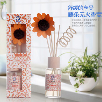 质真至美 空气清新剂 无火香薰精油套装室内房间香水香薰卧室家居藤条挥发熏香料助睡眠减压 茉莉香型