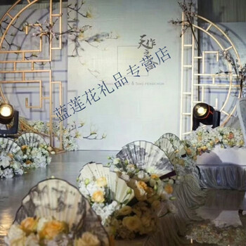 中式婚庆道具屏风婚庆背景橱窗装饰道具屏风婚
