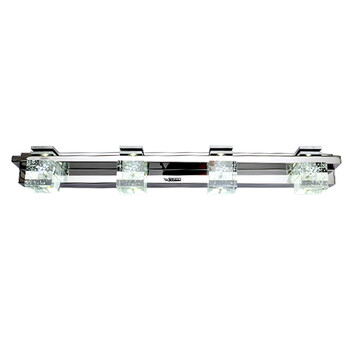 华艺灯饰 现代简约 LED水晶灯镜前灯 浴室卫生间卧室壁灯具 KB05 4头 12W 长59cm