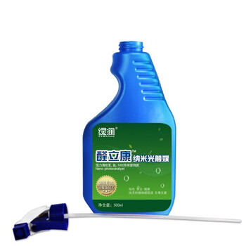 
                                        
                                        绿润 纳米光触媒去除甲醛清除剂新房家具新车除味500ml                