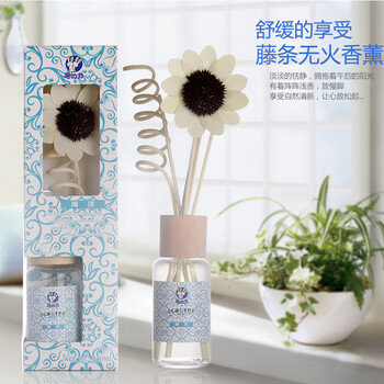 质真至美 空气清新剂 无火香薰精油套装室内房间香水香薰卧室家居藤条挥发熏香料助睡眠减压 茉莉香型