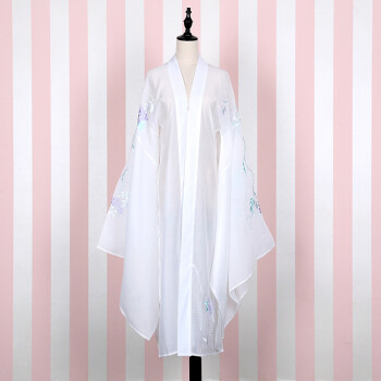阿坡饵玉兔呈祥 彩虹兔 魏晋古风服饰 三重齐腰襦裙大