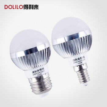 得利来 LED球泡灯灯泡节能灯光源 螺口 3W/4W/5W 贴片QP03-E27 3W暖光