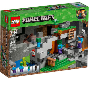 18新品 乐高lego 我的世界minecraft 儿童益智拼搭积木玩具 21141