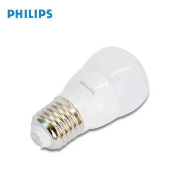 飞利浦PHILIPS LED灯泡 节能球泡室内护眼灯 E27螺口 2.8w 暖白色(黄光)