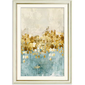 玄关壁画客厅简美装饰画现代美式挂画沙发背景墙画餐厅跳舞的星星sn