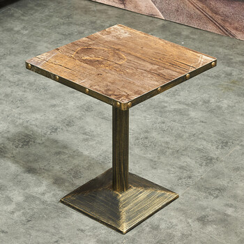 餐厅家具 椅子 欧拜华 桐柏美式复古咖啡厅小吃奶茶甜品店主题西餐厅