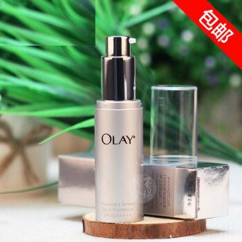 玉兰油(olay) 透白无痕美肌粉底液spf20pa wh1象牙白