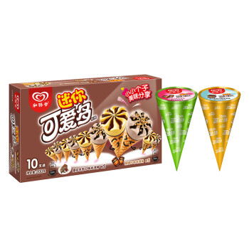 和路雪 迷你可爱多 提拉米苏朗姆口味 冰淇淋组合装 20g*10支