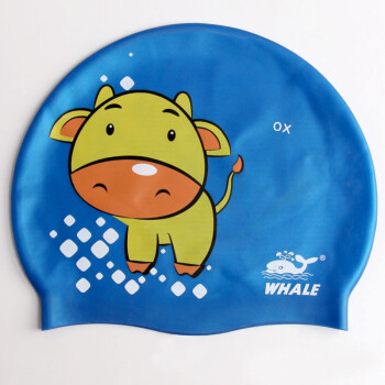 鲸鱼儿童泳帽男童 12生肖游泳帽 女童 游泳硅胶