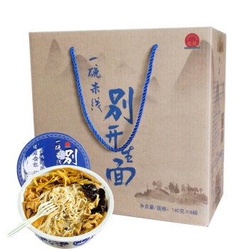 龙嫂 米线 宿迁特产 金鸡鲍菇整箱 非油炸方便面 140g*8