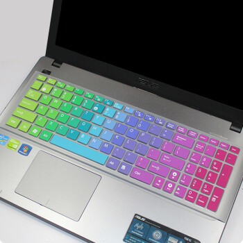华硕x550jx和fx50j, 华硕飞行堡垒fx50jx550va550va555la556uy581y582键盘膜的彩虹14色