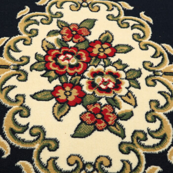
                                        圣名菲 威尔顿机织地毯 欧式风格客厅茶几地毯卧室地毯 多尺寸可选 蓝色系 130X188CM                