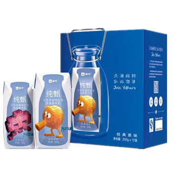 手机端：MEGNNIU 蒙牛 纯甄常温酸牛奶 200g*12 定制装 49.9元