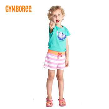 【新品】Gymboree/金宝贝 夏装 <em>女孩</em>条纹毛圈