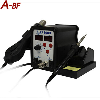 A-BF\/不凡898D 双数显无铅热风枪焊台 芯片级