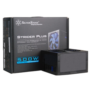 银欣（SilverStone）额定500W ST50F-P 电源（80PLUS铜牌/全模组/单路12V/主动式PFC）