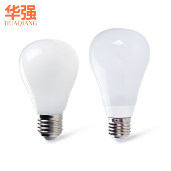 华强 led灯泡E27大螺口节能玉瓶球泡 白光 7W