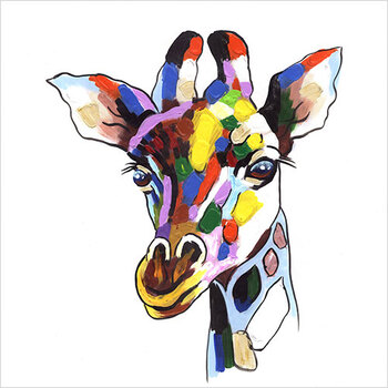 萌宠动物虎狗装饰画客厅现代餐厅波普艺术前卫挂画样板房设计师荐 kr