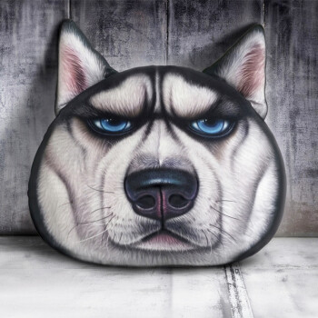 doge神烦柴犬舞狗头猫抱枕被二哈士奇靠垫暖手创意情人节生日礼物 天
