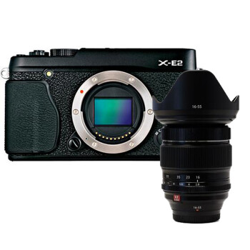 富士(FUJIFILM)X-E2 微单电机身 APS-C去低通