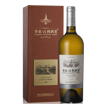 华东百利酒庄级莎当妮干白葡萄酒单支酒类干白葡萄酒750ml珍藏级干白