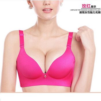 花朵の日记 健康无钢圈<em>文胸一</em>片式无痕女士内