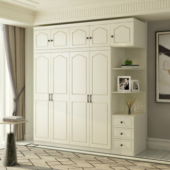 衣柜简约现代经济型2 3 4门家具欧式整体卧室实木质大