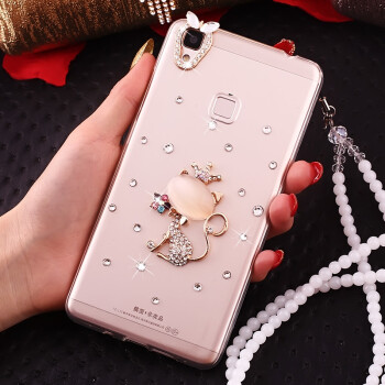 vivov3手机壳viv0 v3l硅胶软voviv3水钻l步步高v3ma套vivo y53 红太狼