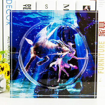 创意烟灰缸 多彩精品烟灰缸 摩羯座 13cm (星座留言)