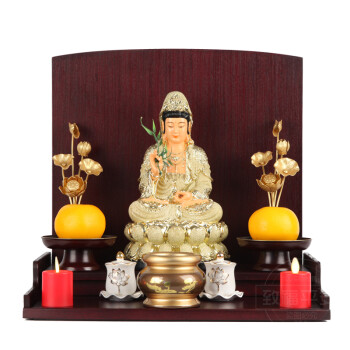 罗诗玛诺礼品 简约挂壁式佛龛佛柜神龛供奉财神观音菩萨供桌神台神架