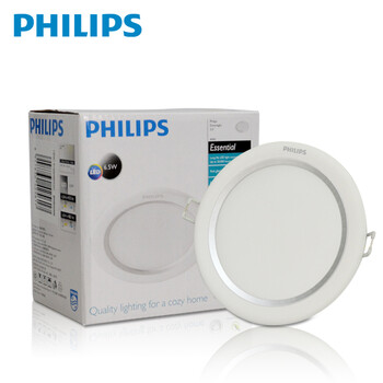 飞利浦PHILIPS LED筒灯天花灯闪烁二代 含LED光源 4寸8w白光