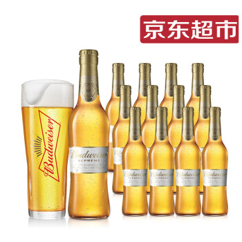 budweiser 百威啤酒年货送礼 经典啤酒 百威金尊啤酒 500ml*12瓶