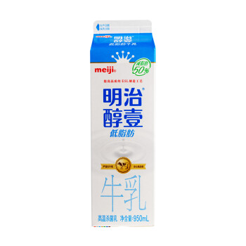 明治醇壹低脂肪牛奶950ml