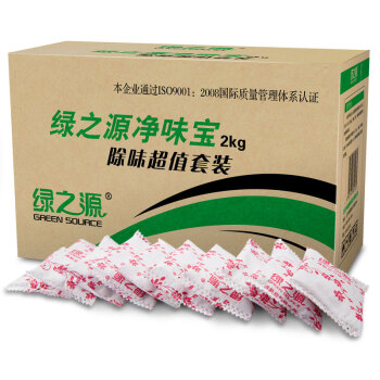 绿之源 净味宝除味剂活性炭 室内装修去甲醛清除剂家居除甲醛超值装2000g
