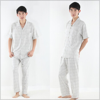 2014新款恒源祥正品夏季<em>男睡衣</em>家居服大码纯