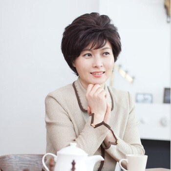 小苏妞假发 真发假发短发女帅气<em>时尚</em> <em>中老年</em>短