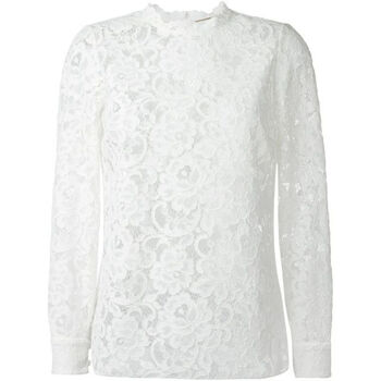 伊夫圣罗兰\/Saint Laurent 花卉蕾丝罩衫 图片色