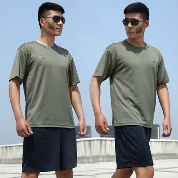 盾郎 体能服训练套装男战术军装t恤军迷t恤作训速干户外军迷服饰夏季