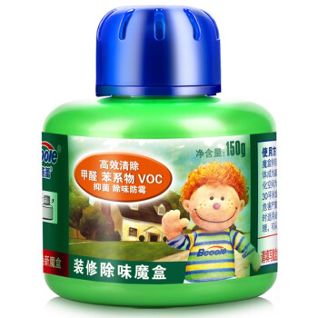 
                    
                                        必酷蕾(Bcoole)装修除味魔盒 除甲醛 新房家具除味去味剂 空气清新剂150g  30平方用                