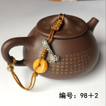 双用茶壶盖绳 瓢壶盖绑绳功夫茶道茶杯茶壶绳紫砂壶系