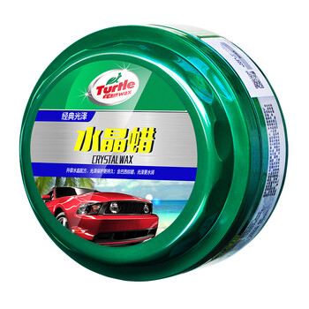 
                                        
                                                            龟牌（Turtle Wax）金龟增艳蜡汽车蜡新车蜡打蜡抛光去污划痕水晶棕榈蜡美容车蜡白色车漆专用蜡G-2050 220g                