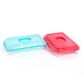 sohome 3L玻璃烤盘烘焙工具保鲜盒 天蓝色