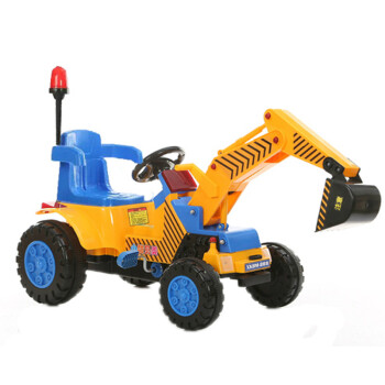 小酷贝美 儿童电动挖掘机可坐可骑推土机挖土