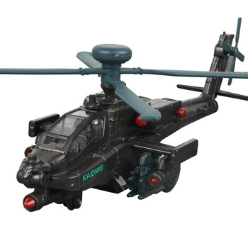 凯迪威仿真合金飞机模型 阿帕奇武装直升机 军