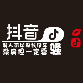 抖音车贴抖友logo汽车贴纸创意个性改装尾标搞笑文字前后档玻璃反光贴