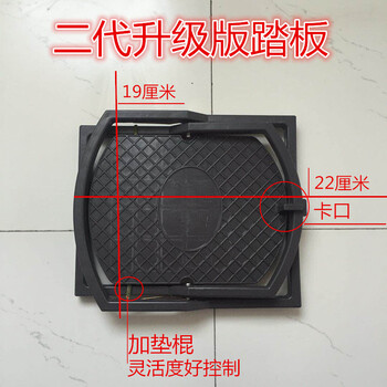 304不锈钢单向锁头横式弹簧套踏板立式v字三节套踏板钢丝绳套紧固hwsn