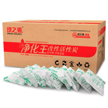 绿之源 椰壳活性炭碳包 新房新车除甲醛除味除二手烟除湿 净化王6000g